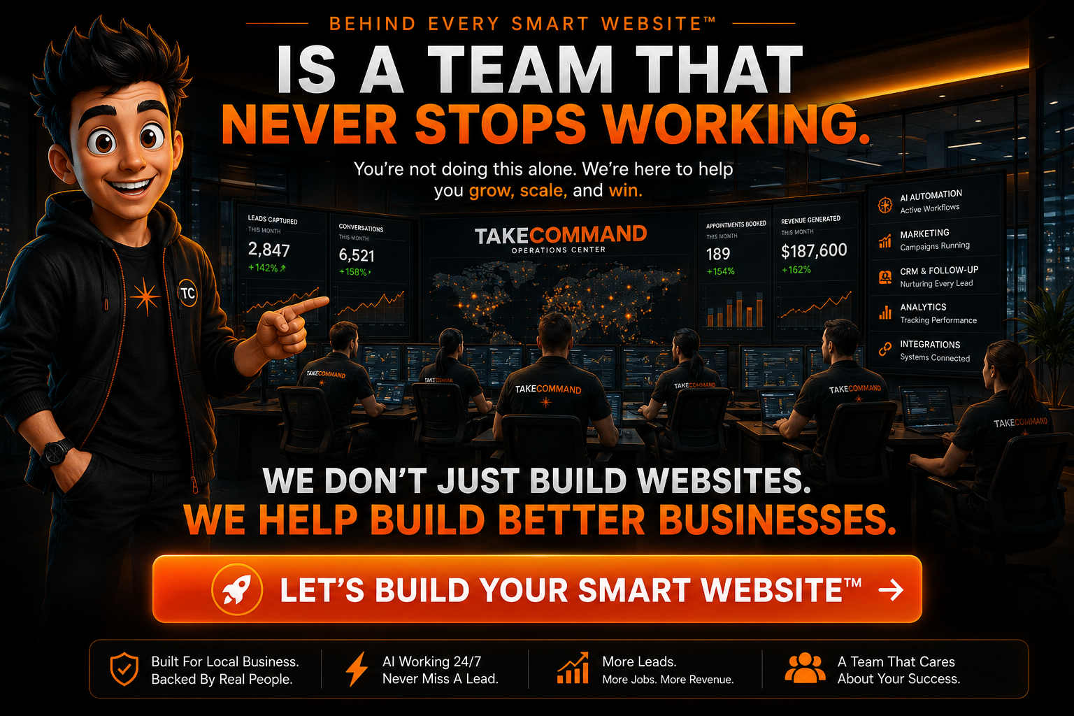 TakeCOMMAND operations team